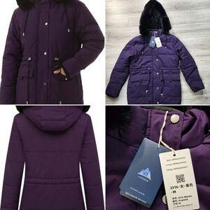 MOERDENG Women's Warm Winter Puffer Coat Thicken Fleece Lined Down Jacke…